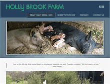 Tablet Screenshot of hollybrookfarm.net